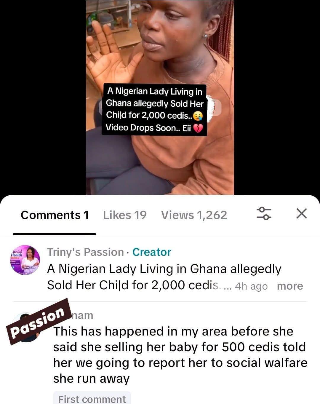 The accused Nigerian woman, currently facing allegations of child trafficking in Ghana.