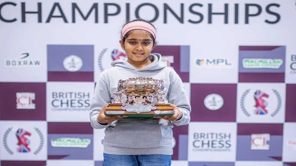 At 11, British Prodigy Bodhana Sivanandan Makes History as Youngest Woman Grandmaster