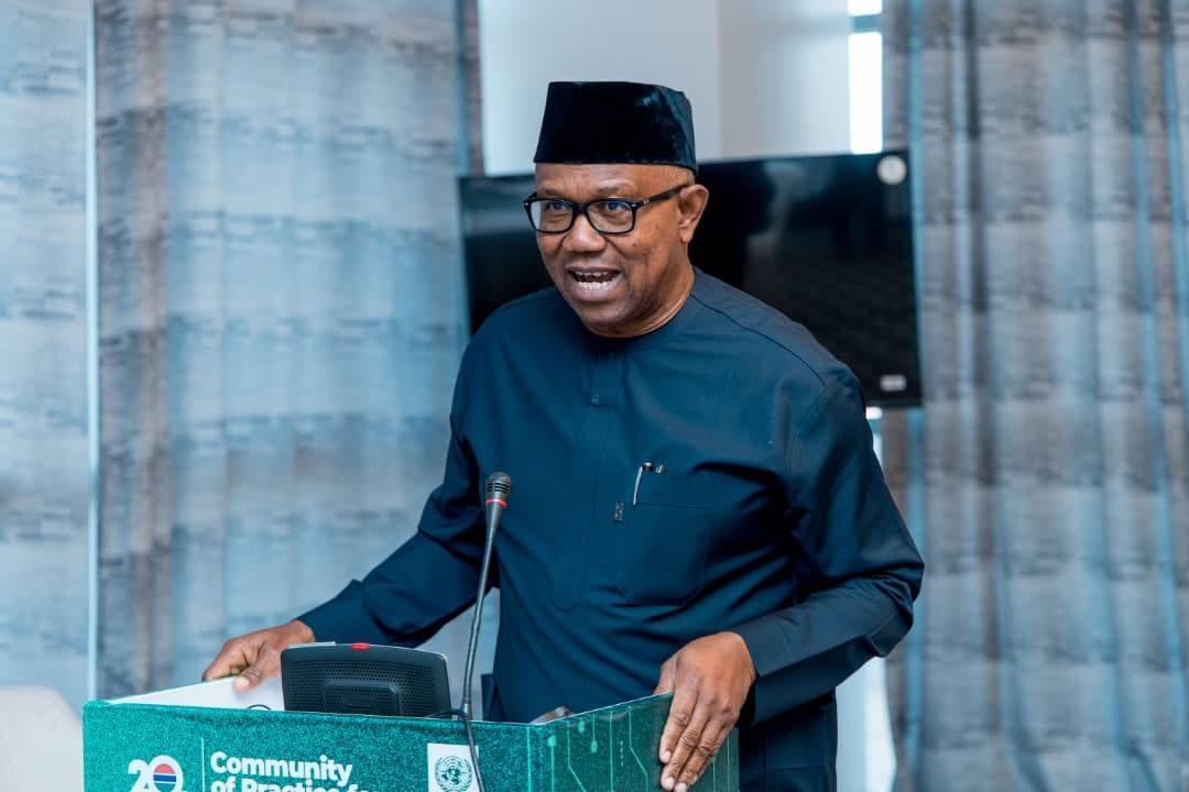 Peter Obi, presidential candidate of the Nigeria Democratic Congress.