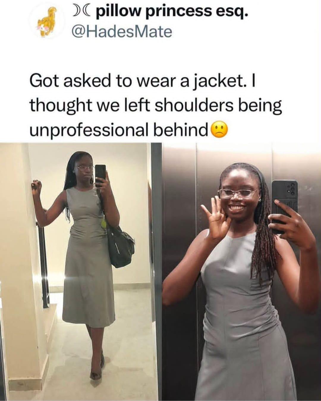 The dress that sparked a debate about workplace dress codes