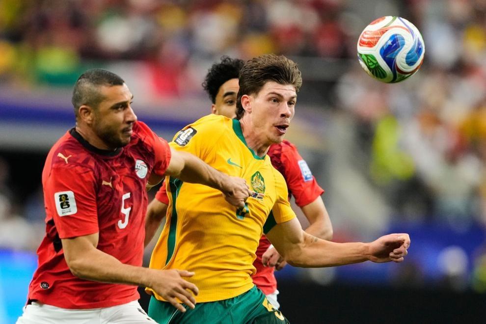 A tense standoff during the penalty shootout between Egypt and Australia at the World Cup.
