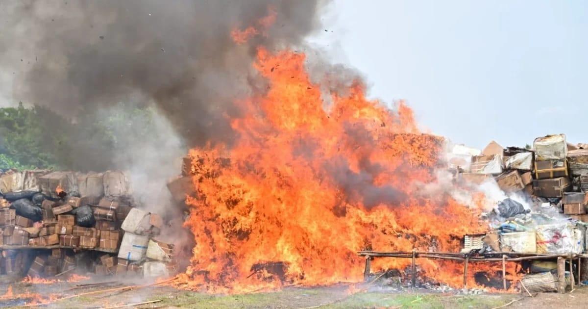 Nigeria's Drug Agency Incinerates N301bn Worth of Illicit Substances in Lagos