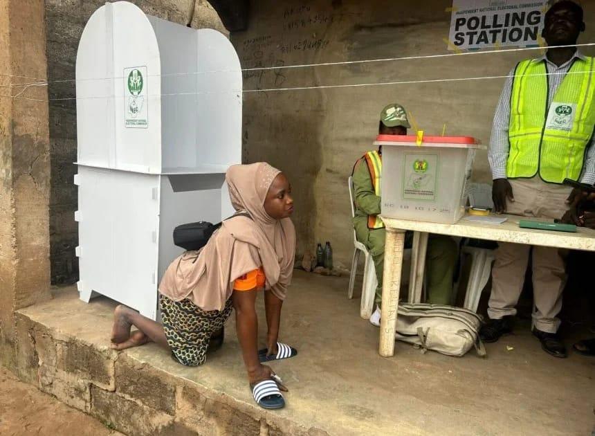 Osun Election: Physically-Challenged Voter Hails Officials for Special Treatment