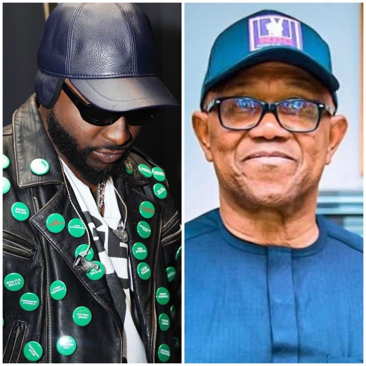 Davido's Bold Move at FIFA Event Earns Peter Obi's Praise