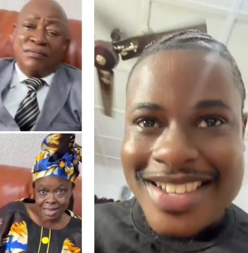 Parents' Strong Displeasure Over Son's Plaited Hairstyle Goes Viral