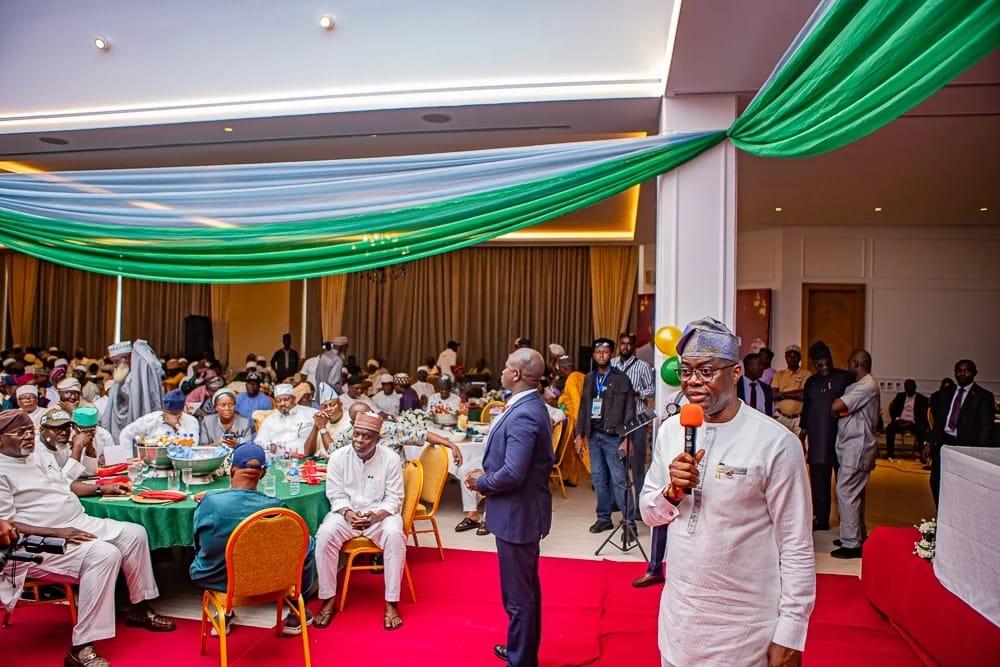 Makinde meeting with Muslim faithful during Hijrah celebration