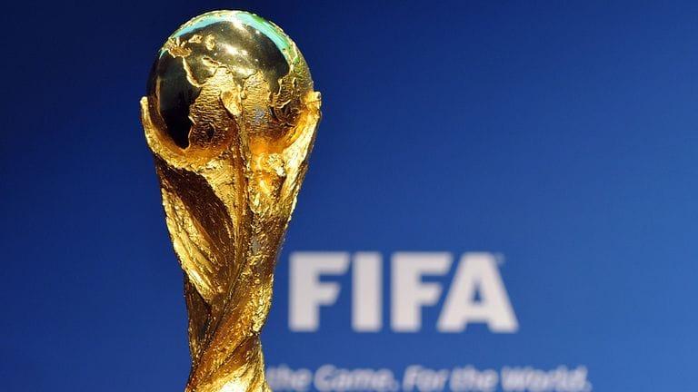 The FIFA World Cup trophy
