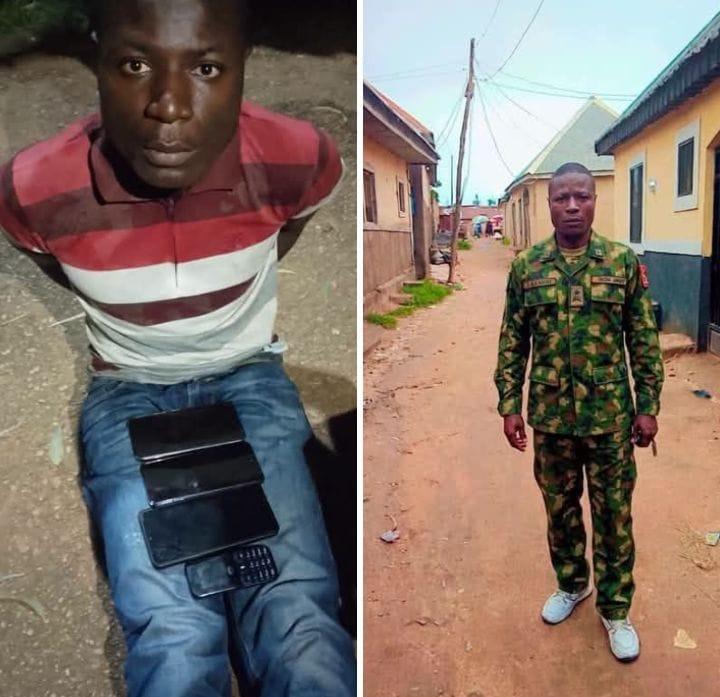 Phone Snatching Suspect Posing as Soldier Caught at Plateau University