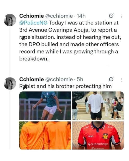Chioma Oniniwu's official apology statement posted on social media.