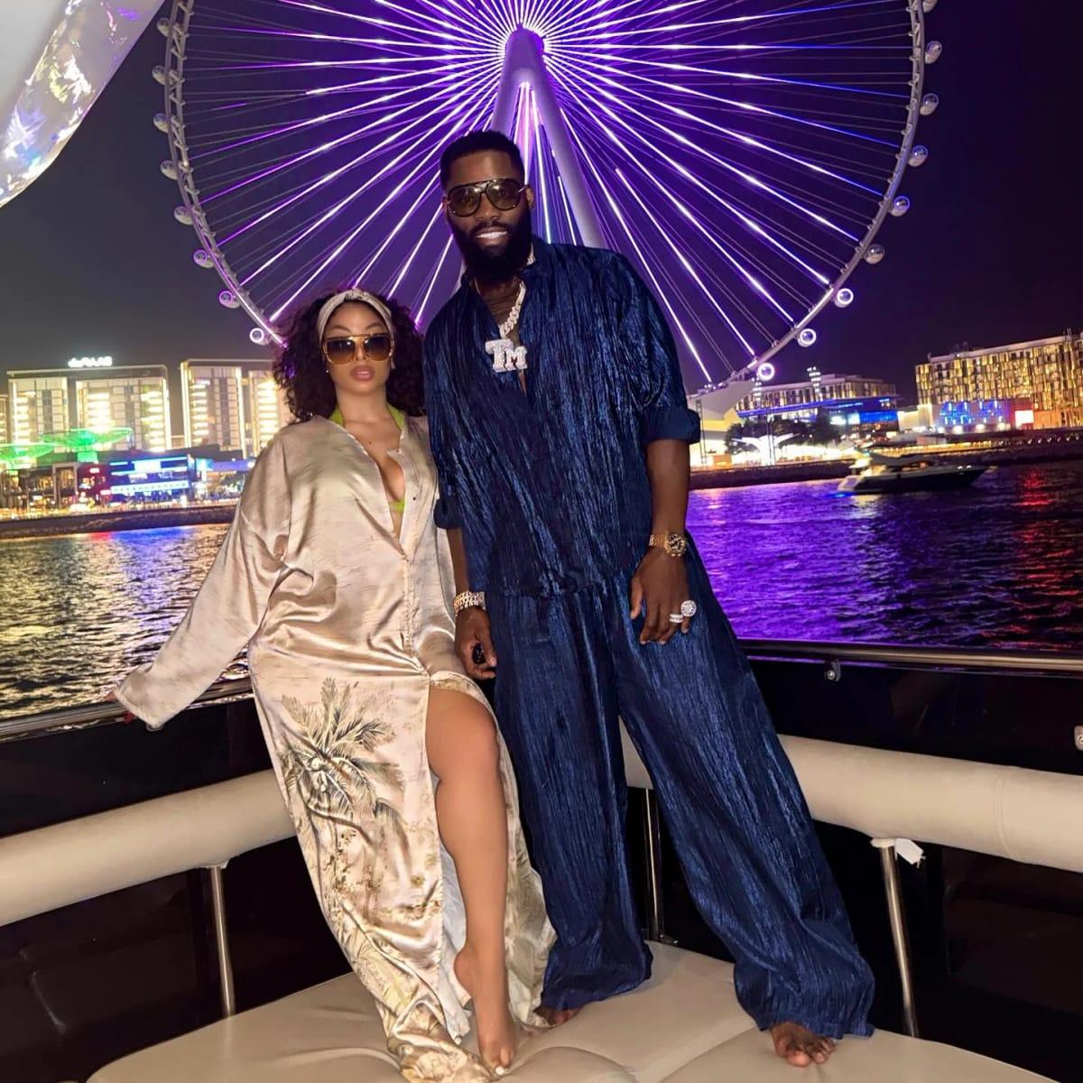 Igho Ubiribo pictured with his wife, Danielle Simba Allen. (Source: Danielle on Instagram)