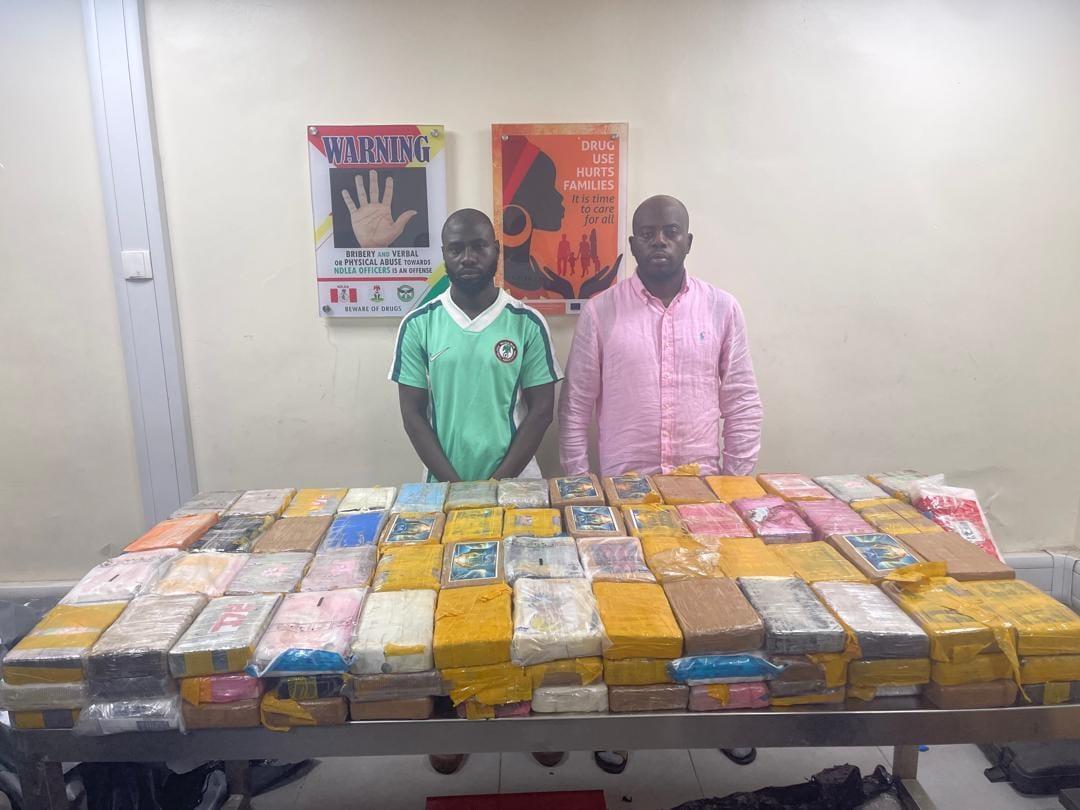 NDLEA Intercepts N39 Billion Cocaine Shipment, Arrests 'KC Luxury' at Airport