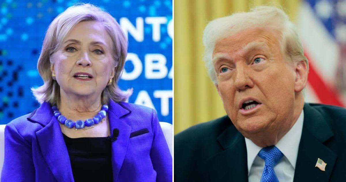 Hillary Clinton Blasts Trump's Gold White House Decor, Likening It to Saddam Hussein's Palaces