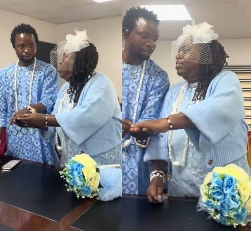 Heartwarming Video: Nigerian Weds Foreign Partner in Viral Civil Ceremony