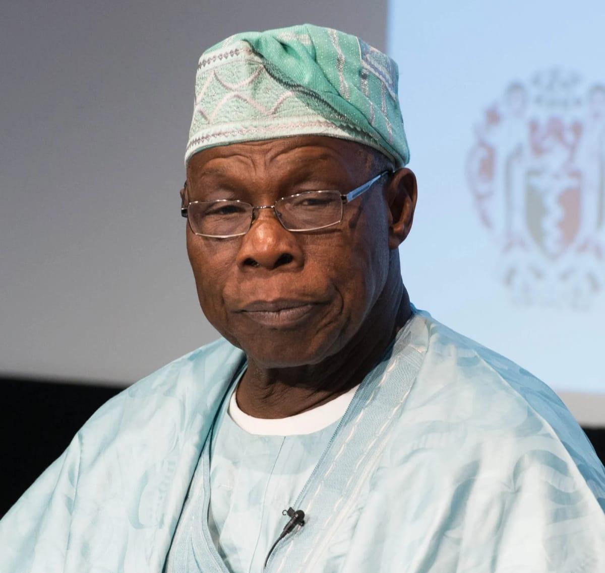 Chief Olusegun Obasanjo, Nigeria's former Head of State, emphasizing the need for national unity.