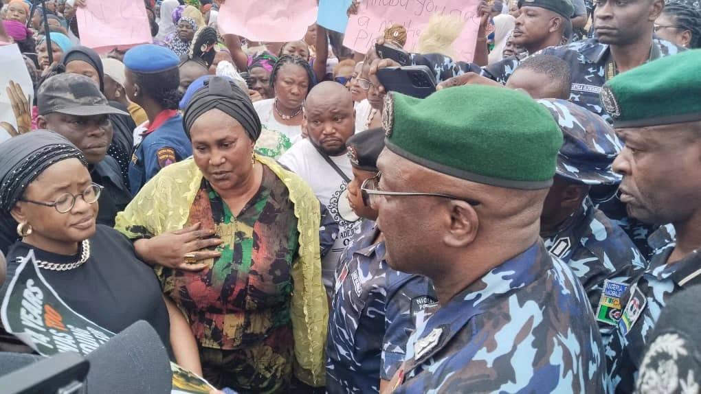 Osun Women March Against Alleged Police Brutality Ahead of Governorship Poll