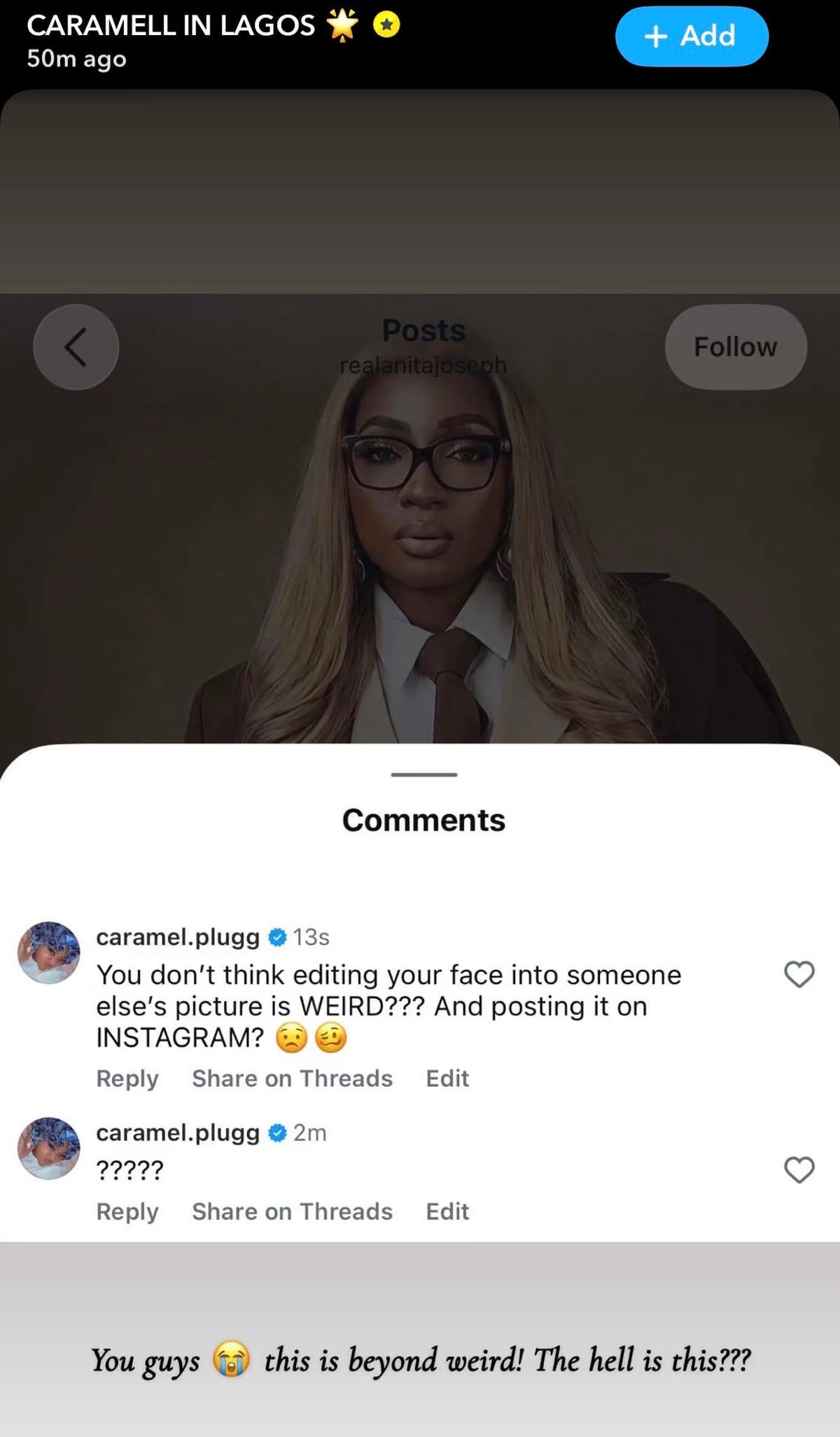 A visual representation of the edited photo that sparked the controversy.