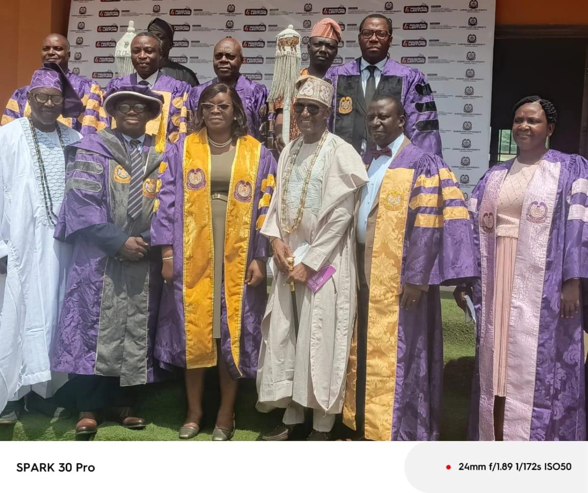 Professor Onyeaghala and others after the lecture
