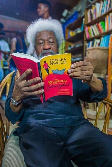 Author Onyeka Nwelue, who revealed Professor Soyinka's generosity.
