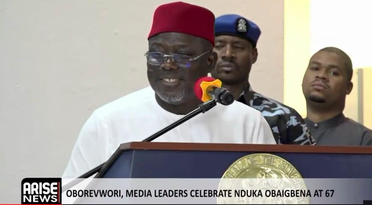 Media Icons, Oborevwori Laud Nduka Obaigbena at 67, THISWEEK's 40th Anniversary