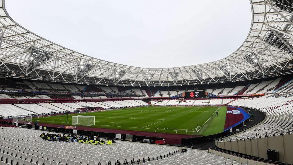 A general view of the West Ham Stadium, London.