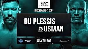 Du Plessis, Usman Clash at UFC Oklahoma City Fight Night