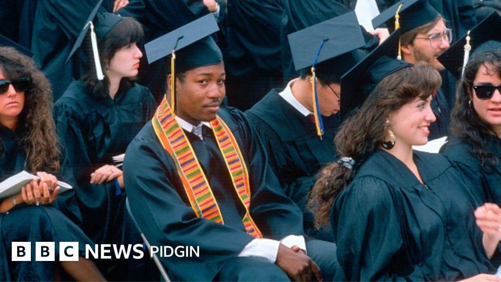 African-American graduate at UCLA, Los Angeles, CA