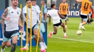 Near-Miss Tackle on Messi by Otamendi Stirs Argentina Camp Ahead of World Cup Final