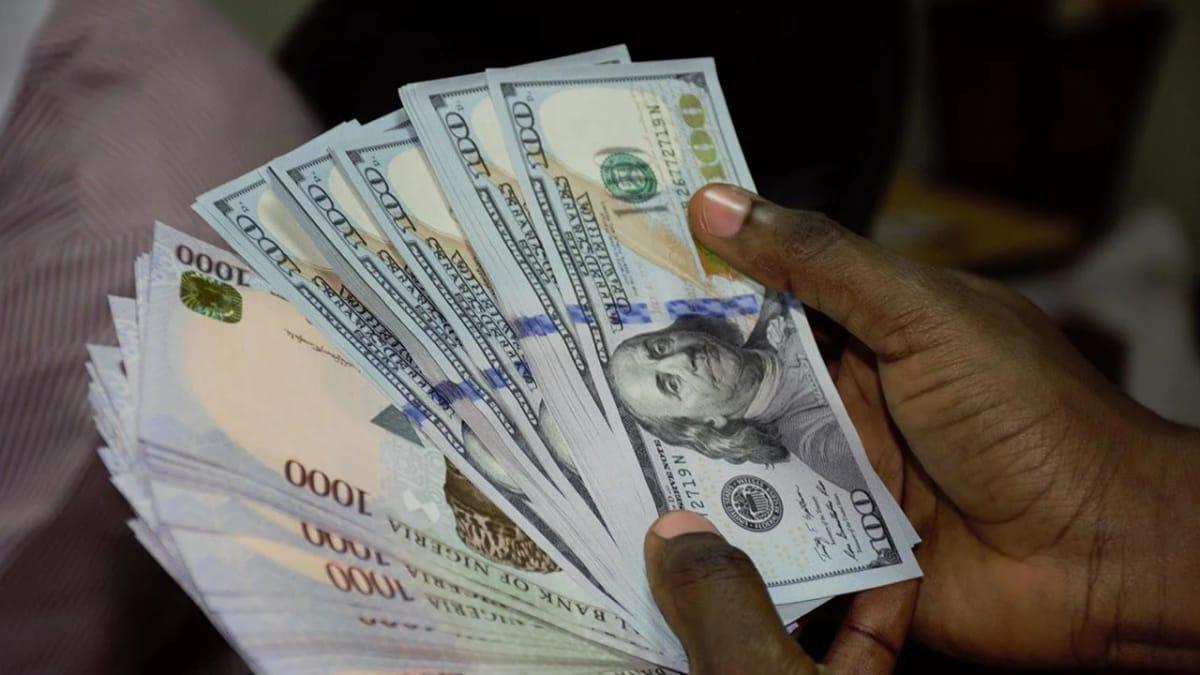 Naira notes and Dollar bills