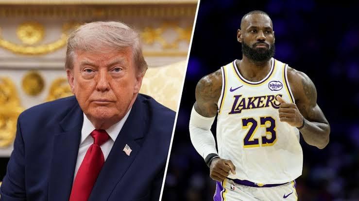 President Trump and Michael Jordan