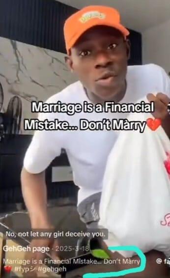 Gehgeh dancing happily with his bride at their wedding, sparking online debate.
