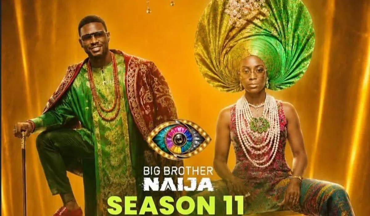 The distinctive eye logo of Big Brother Naija, a symbol of the popular entertainment franchise.