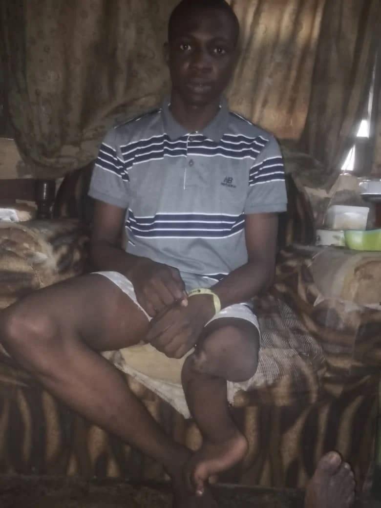 Hospital report showing the extent of Daniel Akanni's condition
