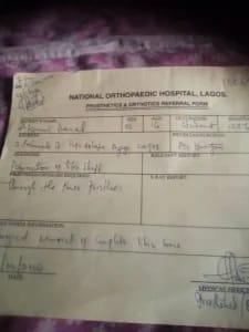 Hospital report