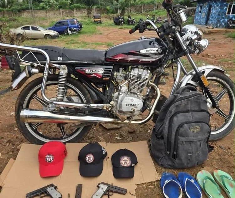 Anambra Police Uncover Firearms, Cult Regalia in Abandoned Motorcycle