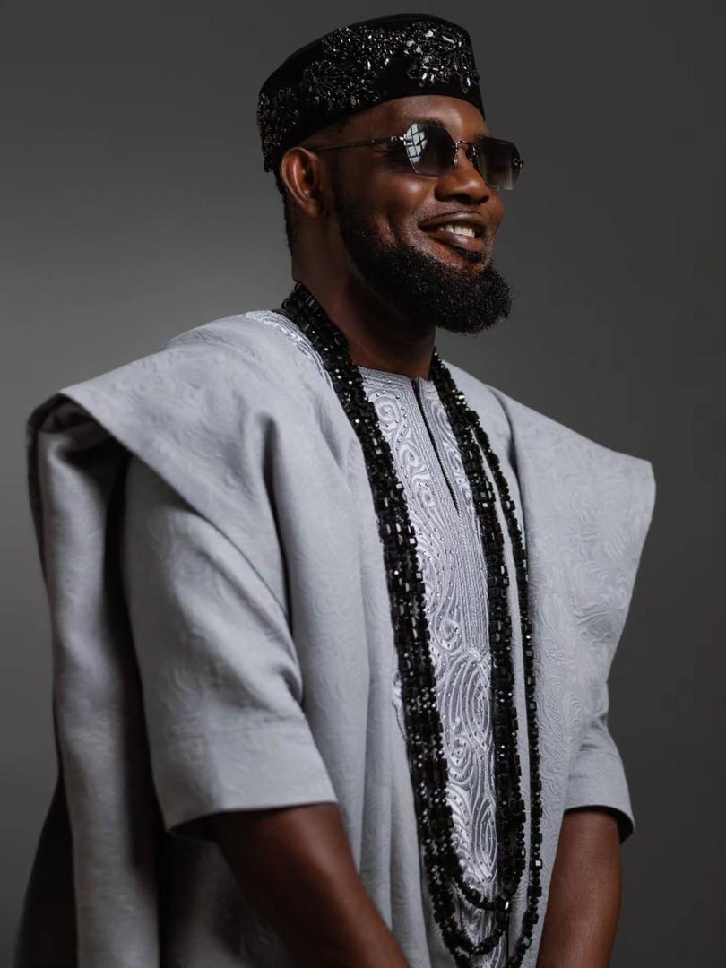 AY Makun sharing a moment from his 55th birthday photoshoot.