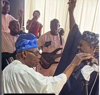 Viral Video: K1 De Ultimate Honours Obasanjo at Olota of Ota's 60th Birthday