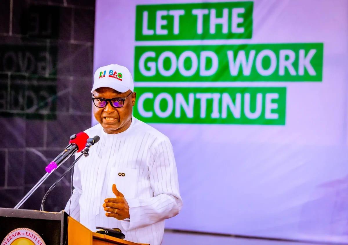 A portrait of Ekiti State Governor, Biodun Oyebanji.