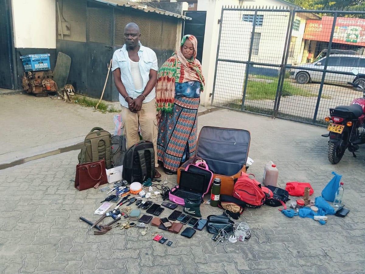 Police operatives on patrol, representing law enforcement efforts against crime.