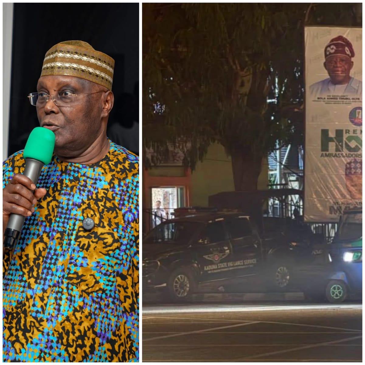 Atiku Questions Tinubu's Focus Amidst Security for Kaduna Banners