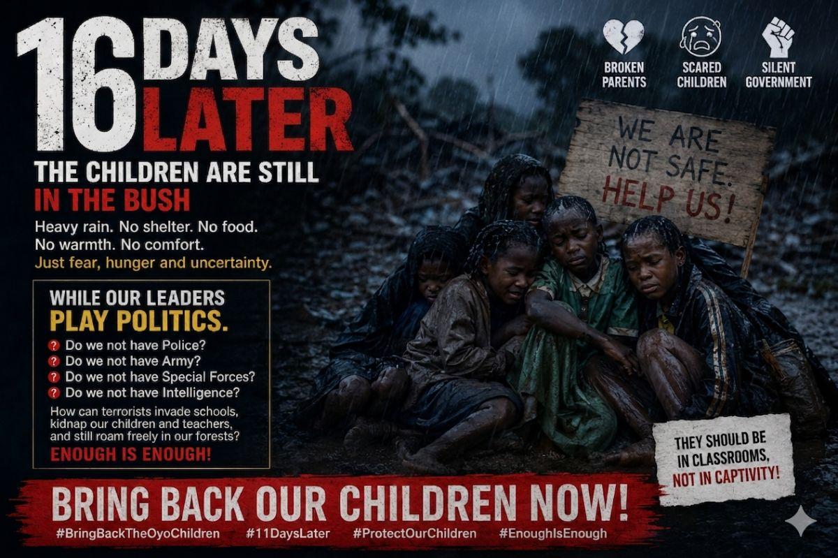 16DaysLater: The Children Are Still Missing While Leaders Play Politics