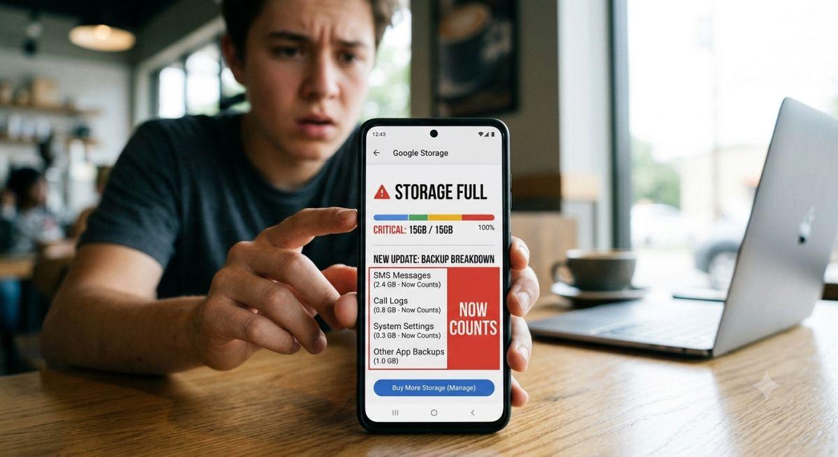 Android Users Beware: Google's New July Update Could Secretly Drain Your Free 15GB Storage