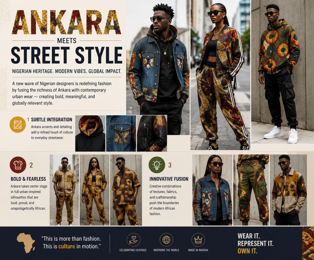 How Nigerian designers are mixing Ankara with contemporary urban wear