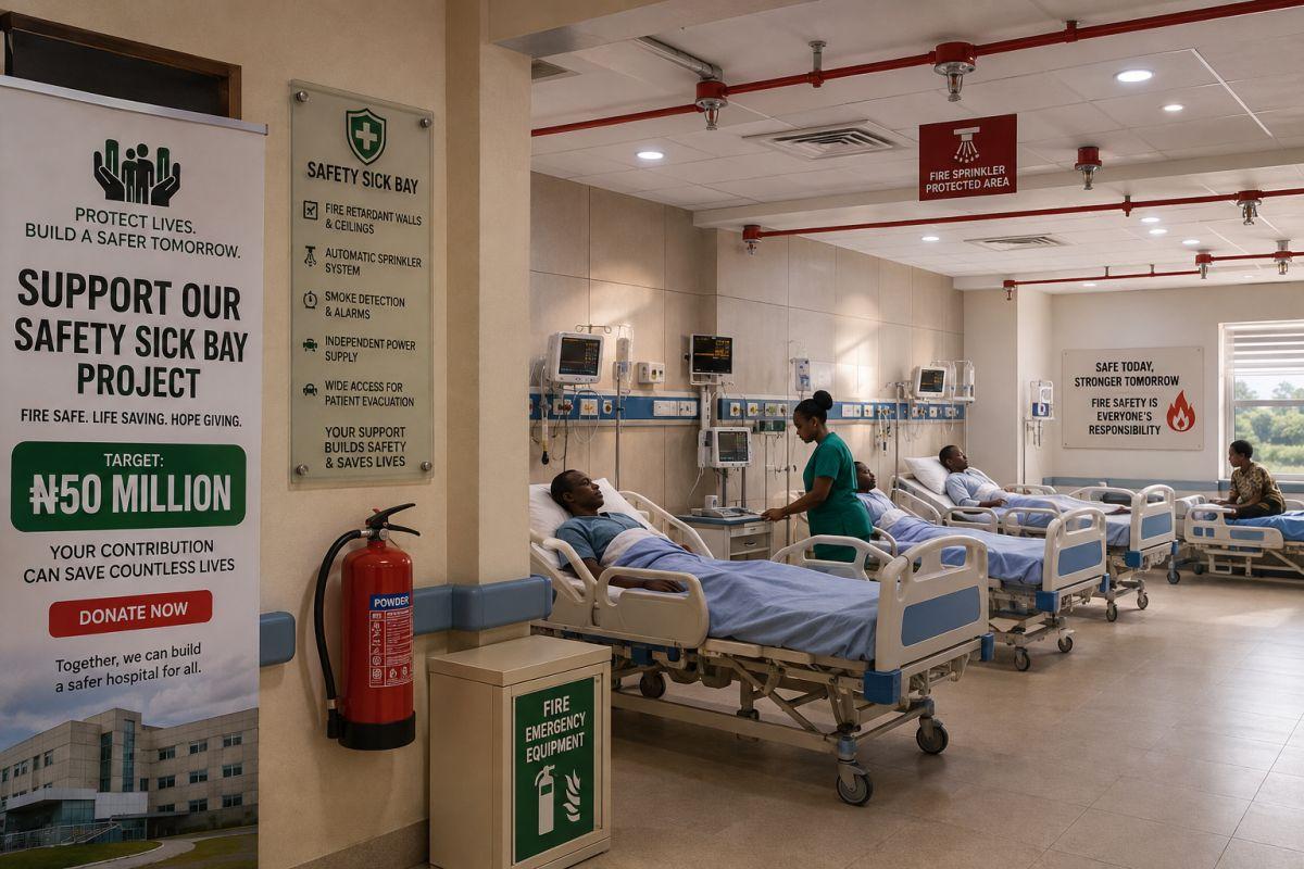 How Nigerian hospitals are crowd-funding safety sick bays for fires